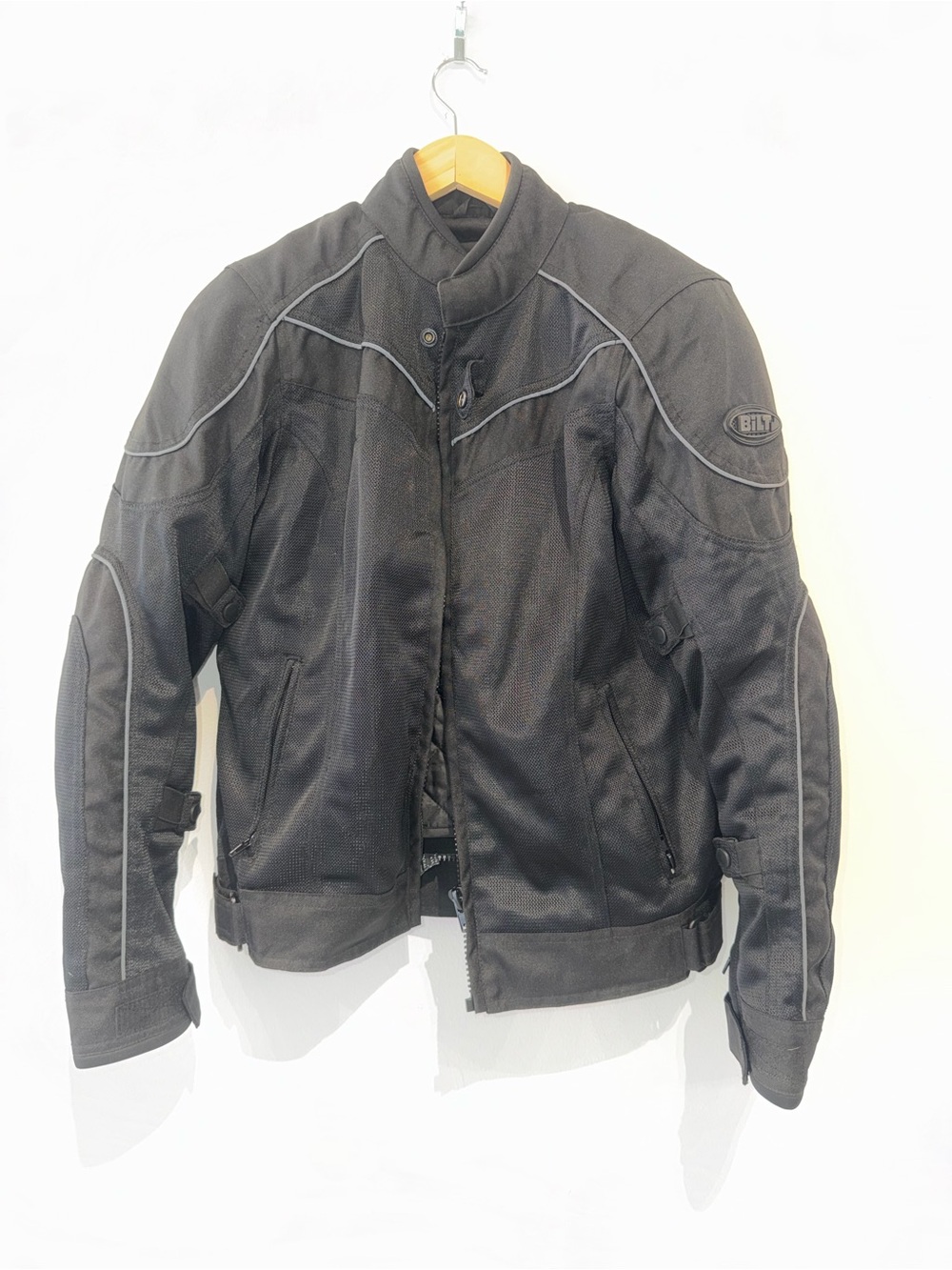 Men's Black Performance Motorcycle Jacket by BILT